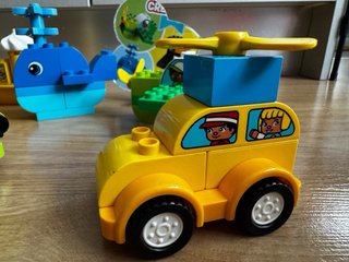 Vagón Mega Bloks con piezas extra