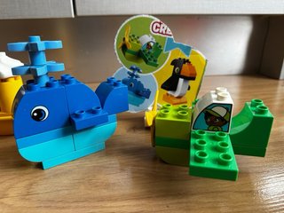 Vagón Mega Bloks con piezas extra