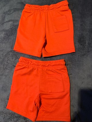 Pack 2 pantalones cortos rojos 3-4 años