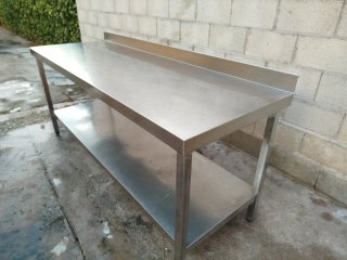 Mesa de trabajo acero inoxidable