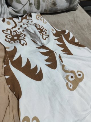 Conjunto Vestido Anudado y Sobrecamisa