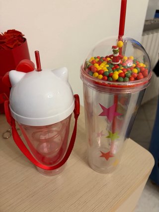 Coppia Borracce Hello Kitty e Grinch