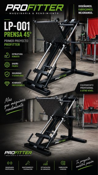 FITTER LP-001 | Prensa 45° Profesional Fabricación