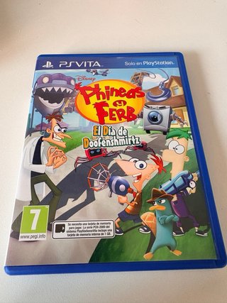 Minecraft e Phineas e Ferb PS Vita