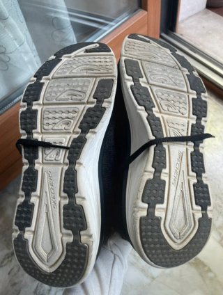 Scarpe donna Skechers D'Lux Walker nere/grigie