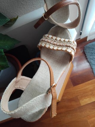 Sandalias de cuña