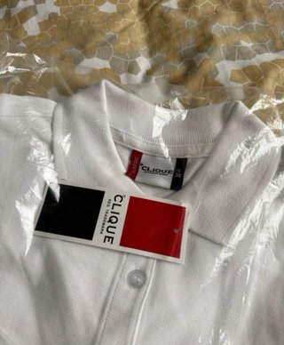 Polo Clique Blanco Talla S