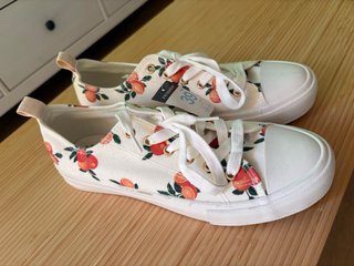Zapatillas lona Converse estampado naranja
