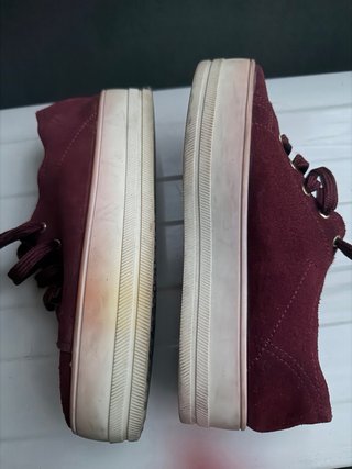 Scarpe Stradivarius rosse con plateau