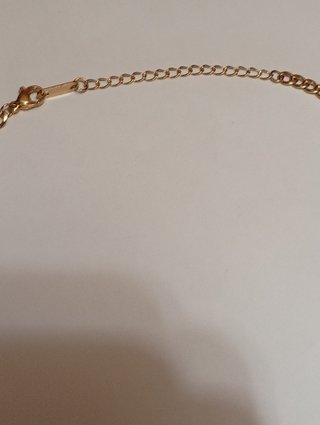 Collar Chapa Chapado Oro 18K Acero Inoxidable