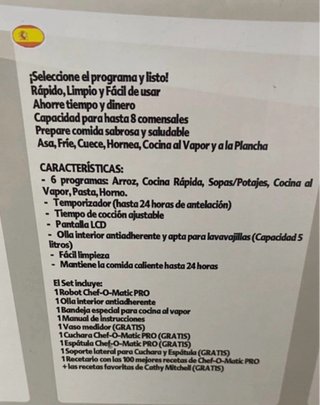 Chef-O-Matic Pro Máquina de Cocina