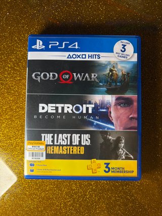 Pack Raro PS4: God of War, Detroit