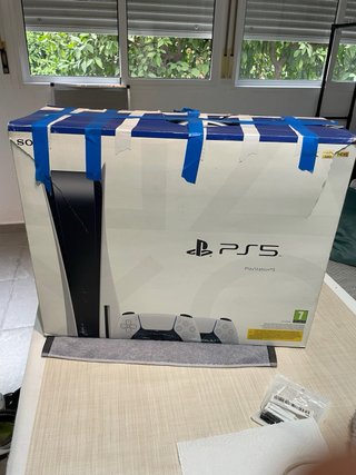 Consola PlayStation 5 PS5 Blanca,2 mandos original
