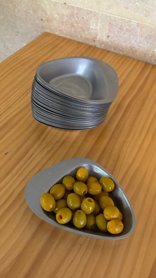 Bandejas metálicas para tapas