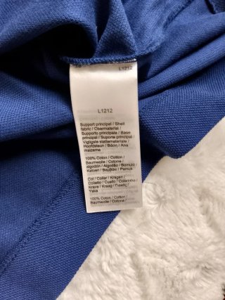 Polo Lacoste Azul Talla XL