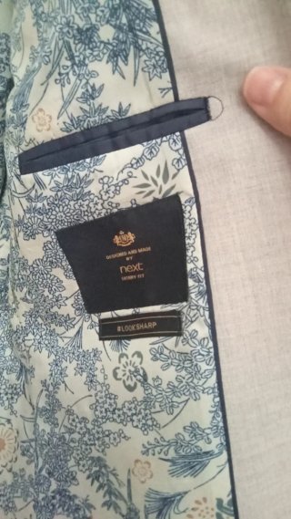 Traje niño pantalón y camisa C&A, americana Next
