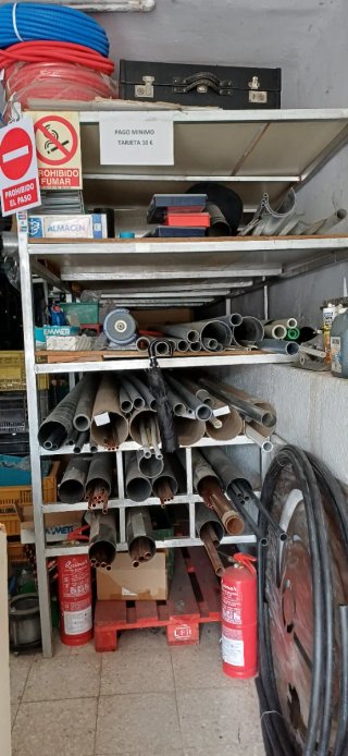 Liquidación de material por cierre.