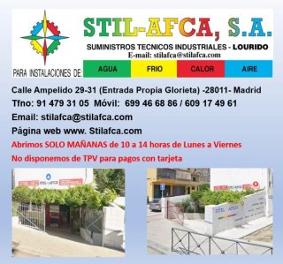 Liquidación de material por cierre.