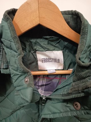 Casaco Freestyle acolchoado verde criança 10 vinta