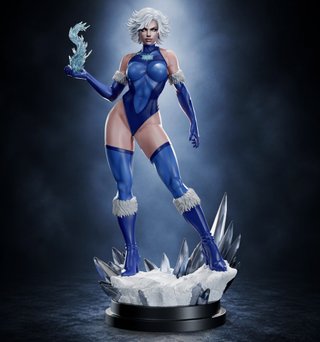 Figura Resina Killer Frost, DC Comics 1/8