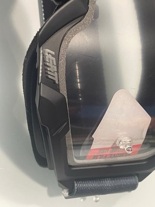 Maschera Leatt Velocity 4.5 Nero Opaco