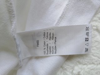 Polo Lacoste Blanco Talla XL