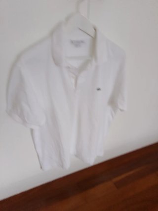 Polo Lacoste Blanco Talla XL