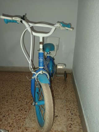 Bicicleta Frozen Niña Azul