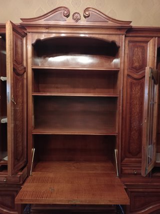 Mueble de Salón Clásico en Madera de Raíz