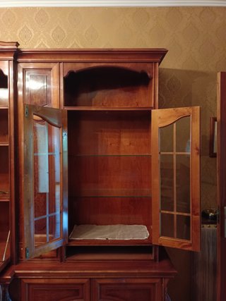 Mueble de Salón Clásico en Madera de Raíz