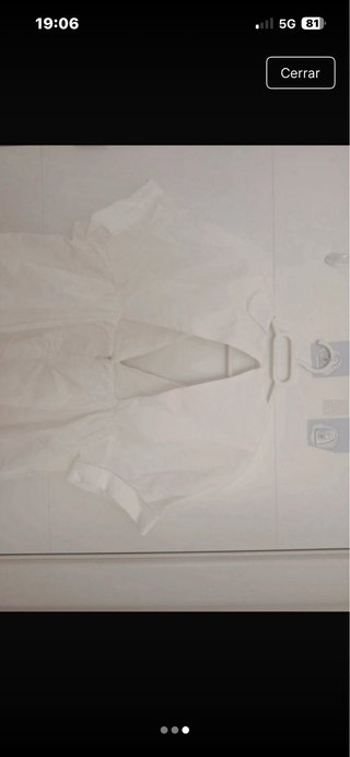 Vestido Zara Blanco con Mono Interior