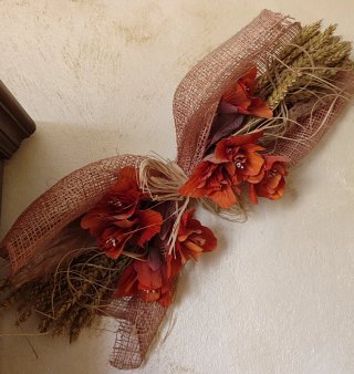 Composizione Fiori Secchi e Grano