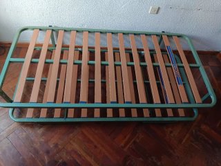 Cama nido beige y gris