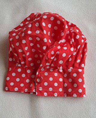 Gorro y manopla cocina infantil lunares