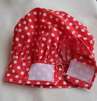 Gorro y manopla cocina infantil lunares