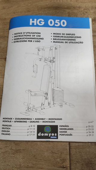 Multigimnasio Domyos HG050