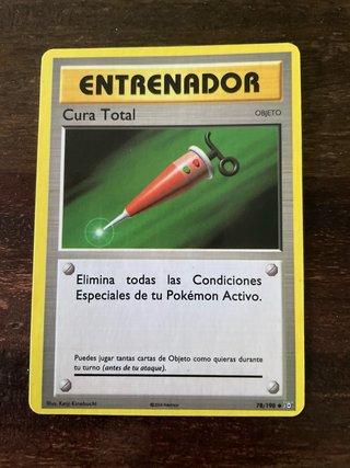 Carta Pokémon Entrenador Poción 83/198