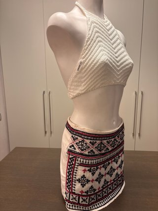 Top Halter Calado Blanco - Brownie