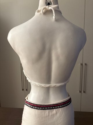 Top Halter Calado Blanco - Brownie
