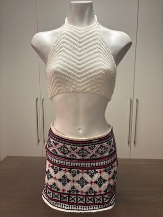 Top Halter Calado Blanco - Brownie