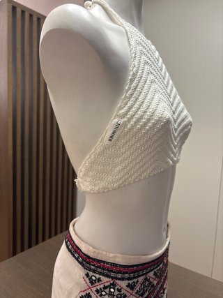 Top Halter Calado Blanco - Brownie
