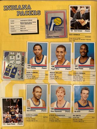 Álbum Panini NBA 89 Jordan Magic Bird Barkley