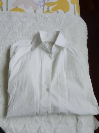 Blusa Blanca Mujer Talla S - Max Mara