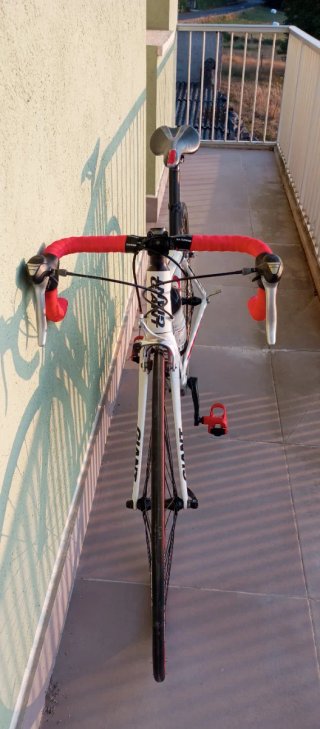 Bicicleta Giant Defy Blanca y Roja