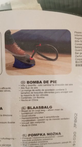 Bomba de pie Intex 28cm (11)