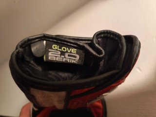 Guantes Moto Berik Rojos y Blancos