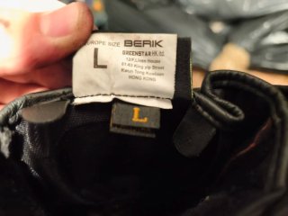 Guantes Moto Berik Rojos y Blancos