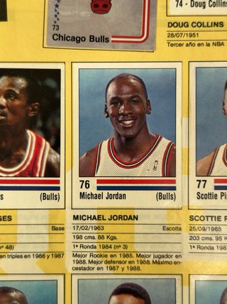 Panini NBA 89 Álbum Michael Jordan Completo