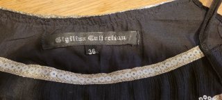 Vestido negro con encaje