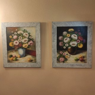 Cuadros de Bodegón de Flores y Frutas